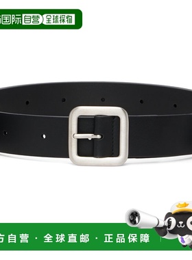 香港直邮Jil Sander 吉尔 桑达 男士 黑色腰带 J25TP0008P7370