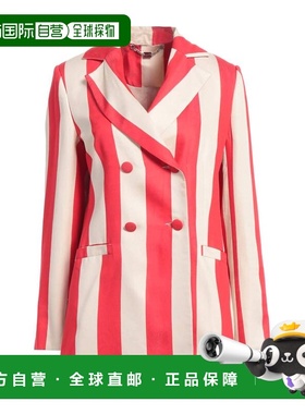 1h可退 香港直邮Blumarine 蓝色情人 女士 西装外套 red红色 舒适