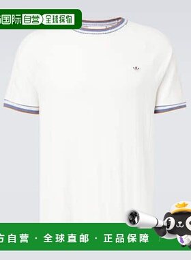 1h可退 香港直邮adidas 阿迪达斯 男士 x CLOT 罗纹针织T恤男装