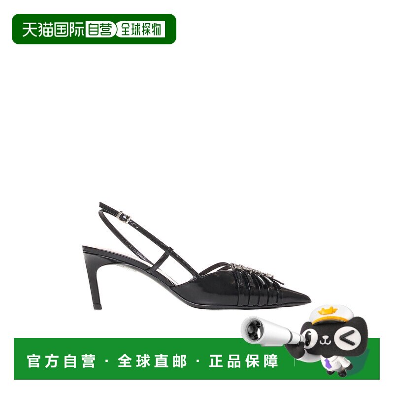 香港直邮GUCCI 女士凉鞋 796016CLG001000 AW2024 黑色 尖头浅口