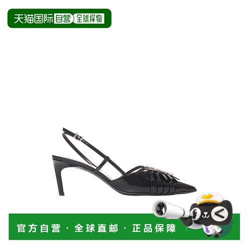 香港直邮GUCCI 女士凉鞋 796016CLG001000 AW2024 黑色 尖头浅口