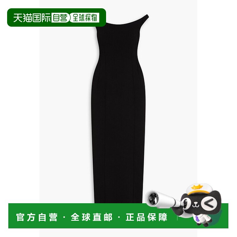 香港直邮toteme 女士 露肩绉纱长款连衣裙 244WRD0141FB0307001BL