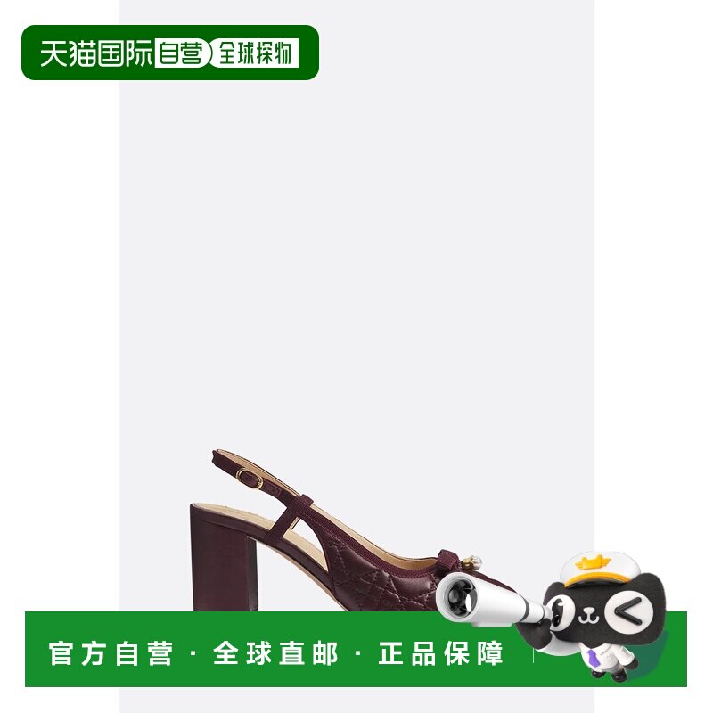 香港直邮DIOR 迪奥 女士 芭蕾舞露跟高跟鞋浅口鞋 KCV570CQL女鞋