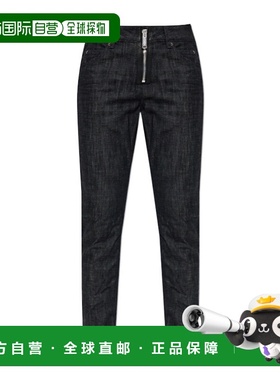 香港直邮Dsquared2 腰带环牛仔长裤 S72LB0849S30357牛仔裤直筒裤