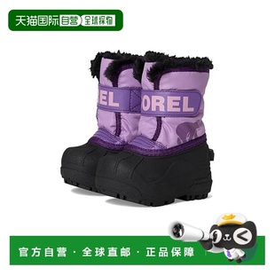 1h可退 香港直邮Sorel 冰熊 女童 Snow Commander 雪地靴(儿童)童