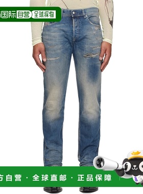 1h可退 香港直邮Diesel 迪赛 男士 蓝色 2023 D-Finitive 牛仔裤