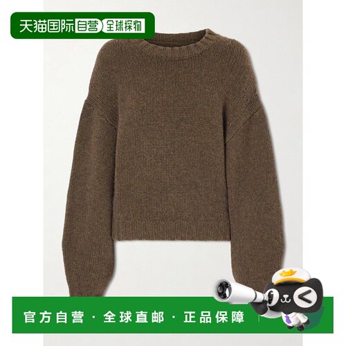 美国直邮KHAITE 女士 Gemma 羊绒毛衣 18273645 green绿色 舒适时
