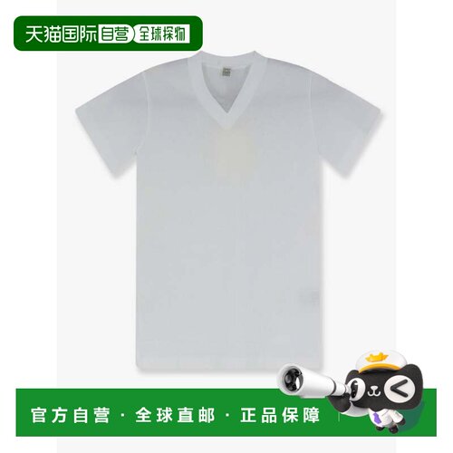 1h可退 香港直邮toteme 女士 棉质T恤 263WRT0754FB0502 white白