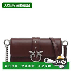 香港直邮Pinko 品高 女士 Logo Plaque Stud 斜挎包 105353A0QO