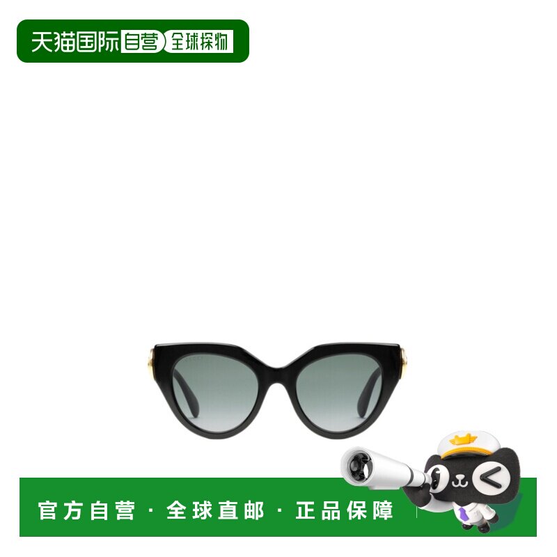 1h可退 香港直邮GUCCI 女士眼镜 755247J07401012 AW2023 黑色 猫