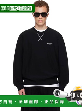 1h可退 香港直邮Givenchy 纪梵希 男士 黑色 Couture Seam 套头衫