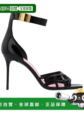 香港直邮Balmain 方头高跟凉鞋单鞋 CN0UH999LPAT