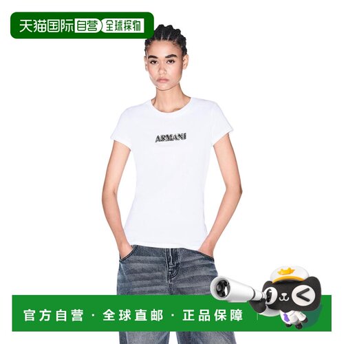 欧洲直邮ARMANI EXCHANGE 女士T恤 XW002550AF103【付后1h可退】