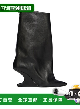1h可退 香港直邮Rick Owens CANTILEVER 长筒靴 RP01F6872LCN