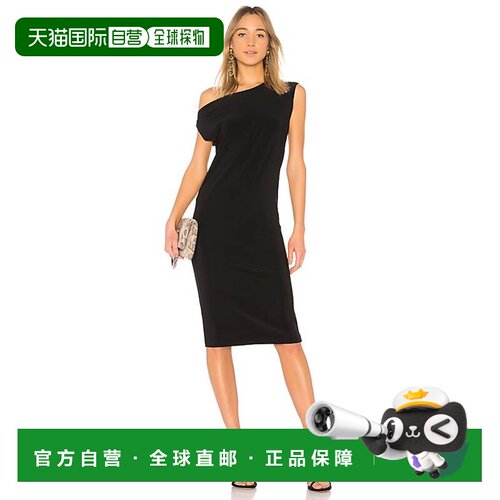1h可退 香港直邮NORMA KAMALI 诺玛 卡玛丽 女士 落肩袖无袖连衣