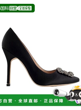 香港直邮Manolo Blahnik 绸缎面细高跟高跟鞋 9XX0664