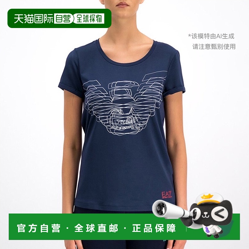 香港直邮EA7 Emporio Armani 圆领短袖T恤 3GTT04TJ28Z