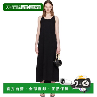 1h可退 香港直邮toteme 女士 黑色 Scoop-Neck Sable 连衣裙 263W