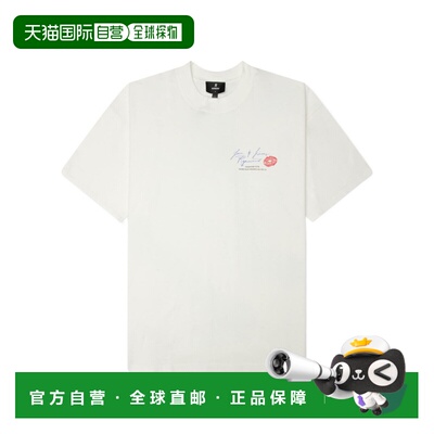 香港直邮Represent 男士T恤 MLM101143FLATWHITE AW支付后1h可退