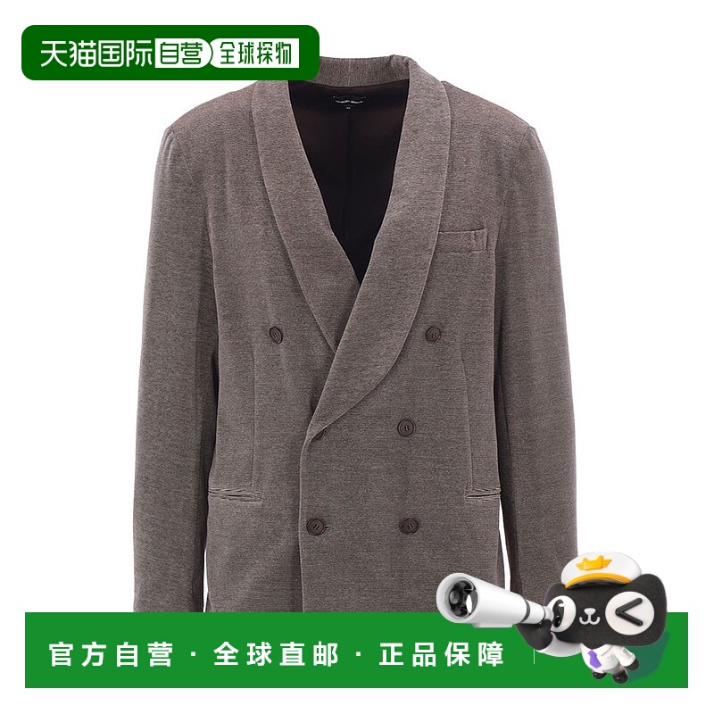 1h可退 香港直邮Armani 阿玛尼 男士 Giorgio ASV 單排扣夾克 GM0