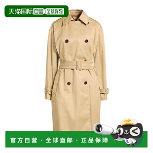 舒适时尚 香港直邮MaxMara beige米色 双排扣大衣 麦斯玛拉 女士