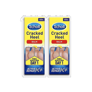 欧洲直邮英国药房SCHOLL爽健脚后跟修护霜皮肤开裂快速光滑2支