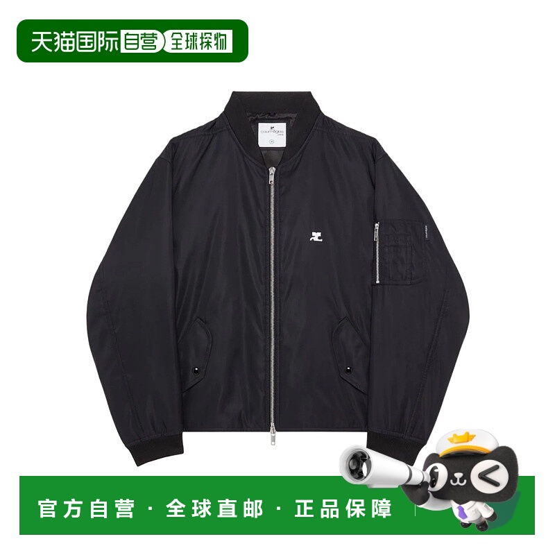 香港直邮Courreges 拉链休闲夹克 323CBL128NY0020