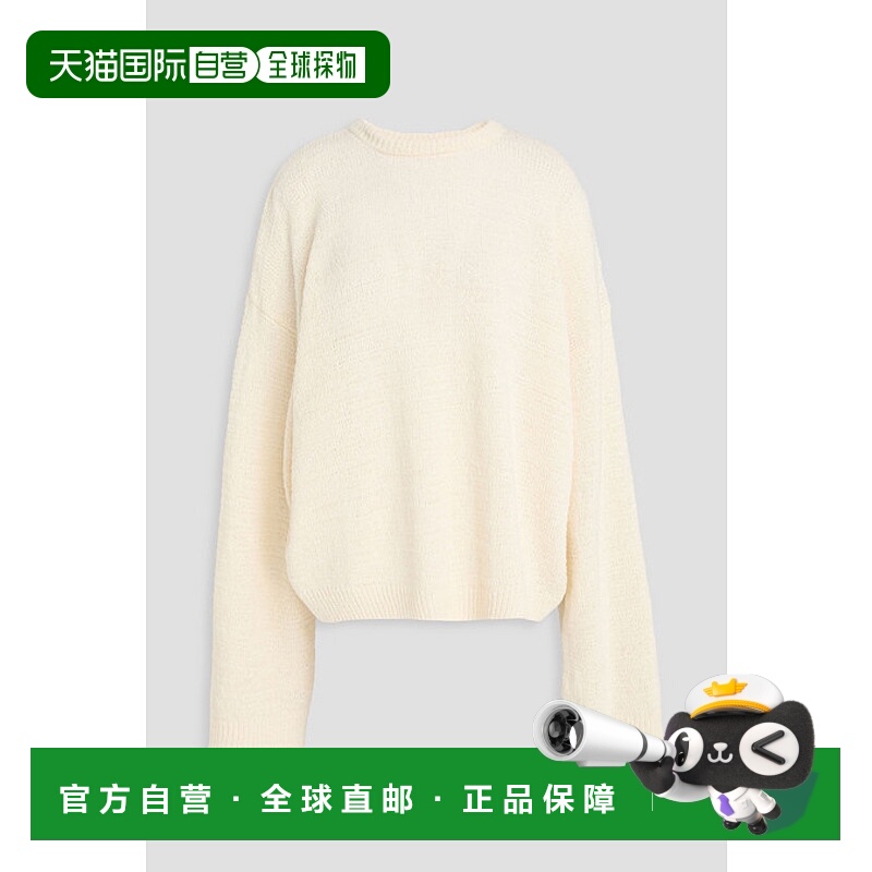 香港直邮TOTÊME 女士 棉混纺绳绒织毛衣 242WRT2286YA0039055CREA