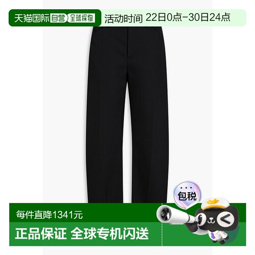 香港直邮Alexander Wang 亚历山大 王 女士 羊毛/斜纹布直筒裤 1W
