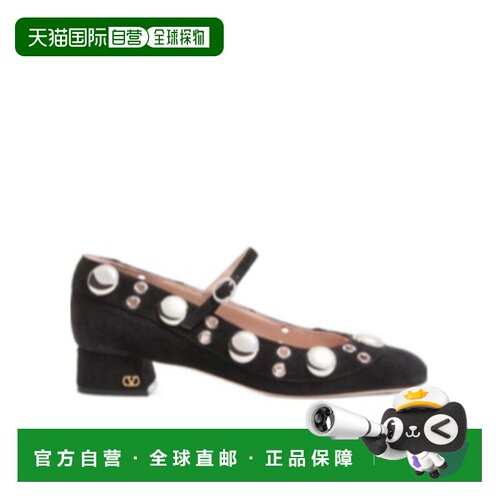 香港直邮Valentino 穿孔高跟鞋 WS0NE5YTB华伦天奴玛丽珍鞋
