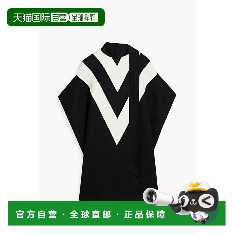 香港直邮valentino 华伦天奴 女士 Two-tone 羊毛羊绒混纺斗篷 B3