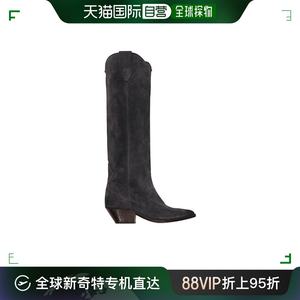 香港直邮Isabel Marant黑色尖头及膝靴子 BT007200M015S