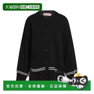 女士 玛尼 针织开衫 black黑色 1h可退 舒适时尚 香港直邮Marni