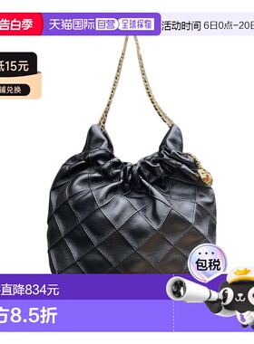 Tory Burch 汤丽柏琦双提手单肩包HOBO手提包黑色肩背包162451
