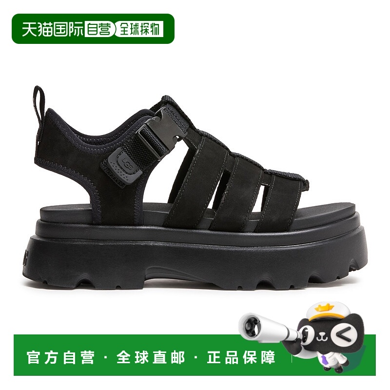 1h可退 香港直邮Ugg 女士 Cora 凉鞋 black黑色 舒适时尚