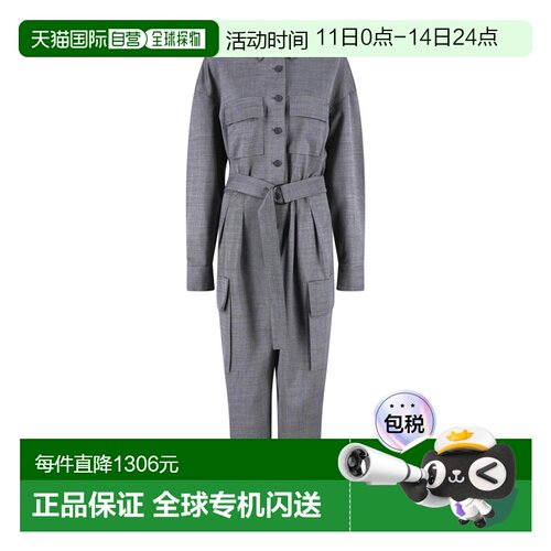 1h可退 香港直邮The Frankie Shop 女士 FRANKIE SHOP 灰色连衣裙