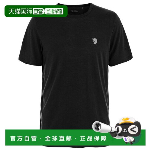 欧洲直邮FJALLRAVEN 男士户外T恤 2168188BLACK C【付后1h可退】