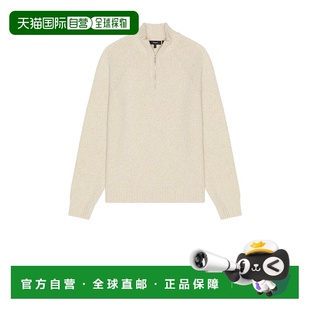 1h可退 香港直邮THEORY 希尔瑞 男士 1/4拉链柔软扭纹毛衣 P09817