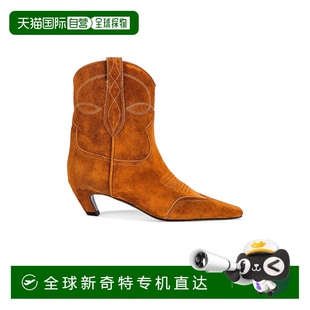 Dallas 女士 短靴 F1010726 舒 1h可退 brown棕色 香港直邮KHAITE