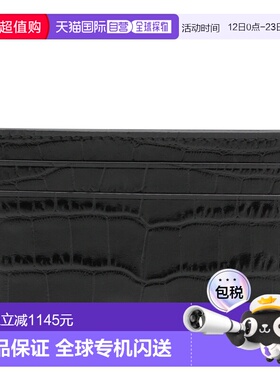 1h可退 香港直邮Tom Ford 汤姆 福特 男士 黑色皮革卡套 Y0413LCL