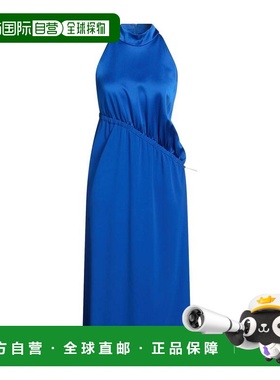 1h可退 香港直邮moschino 女士 紧身连衣裙 blue蓝色 舒适时尚