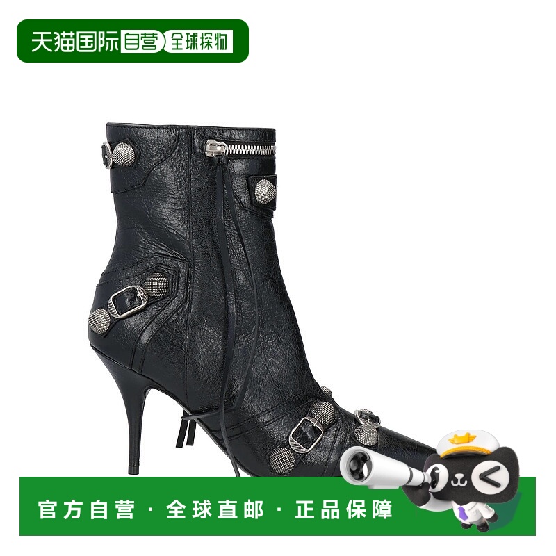 1h可退 香港直邮Balenciaga 巴黎世家 女士 脚踝靴 black黑色 舒