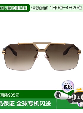 1h可退 香港直邮Marc Jacobs 马克 雅可布 男士 金色雪茄色钛合金