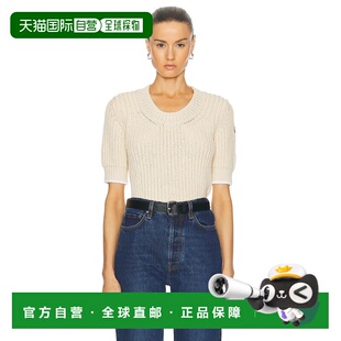 1h可退 香港直邮Moncler 盟可睐 女士 水手领毛衣 9C00014M4086
