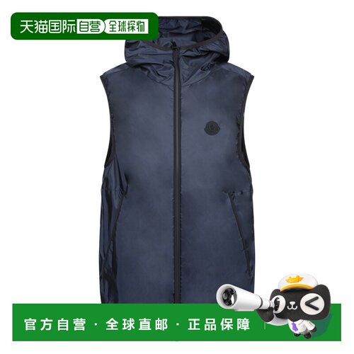 香港直邮MONCLER 男士马甲 1A00172539ZD742 SS2025 蓝色