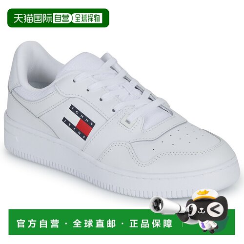 欧洲直邮Tommy Jeans女鞋低帮板鞋RETRO BASKET TJW厚底