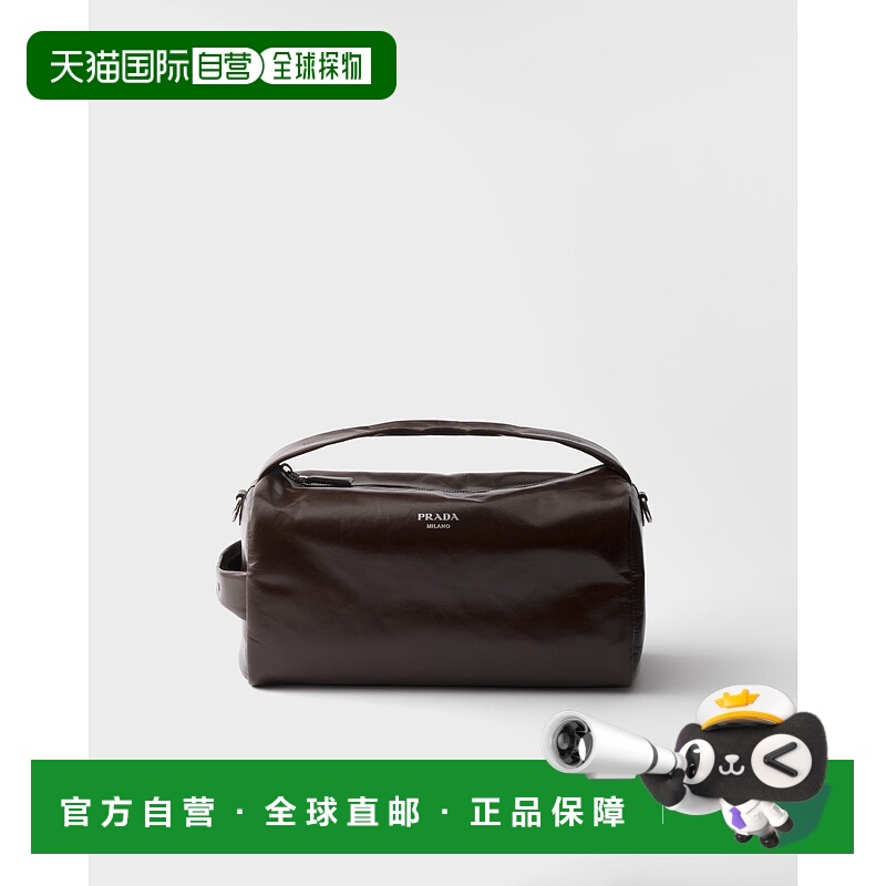 欧洲直邮PRADA（2025 年产品）皮革单肩包