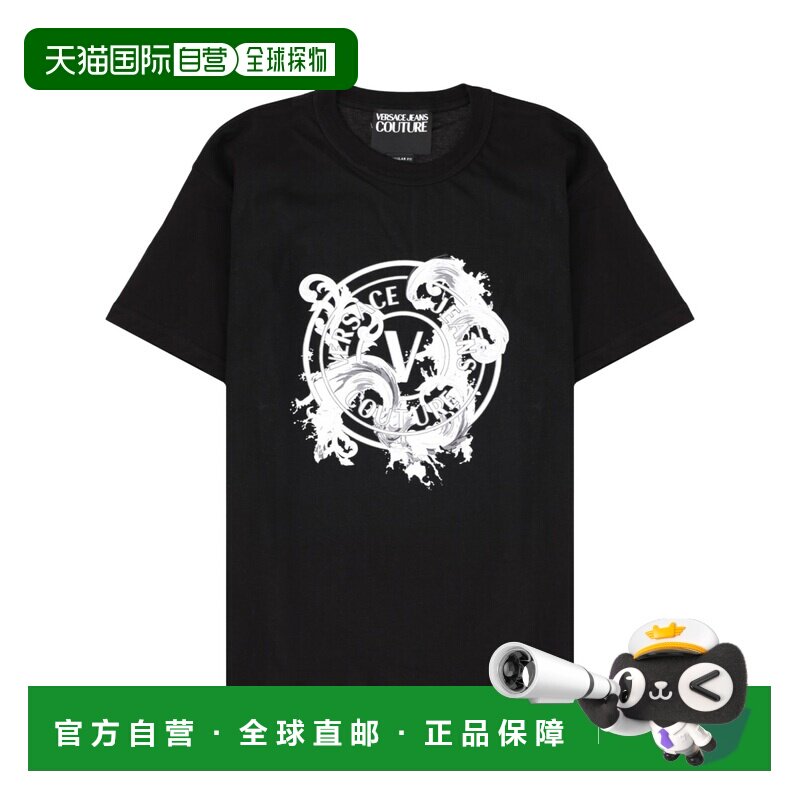 欧洲直邮Versace Jeans Couture 男士T恤 80GAHE01CJ00E899上衣图片