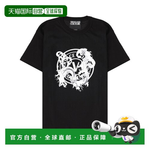 欧洲直邮Versace Jeans Couture 男士T恤 80GAHE01CJ00E899上衣