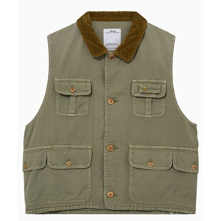 黄褐色 男士 维斯维木 Hunting 牛仔马甲 Matto 香港直邮Visvim